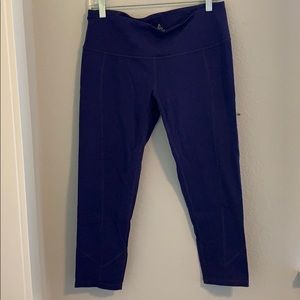 prana crop leggings purple